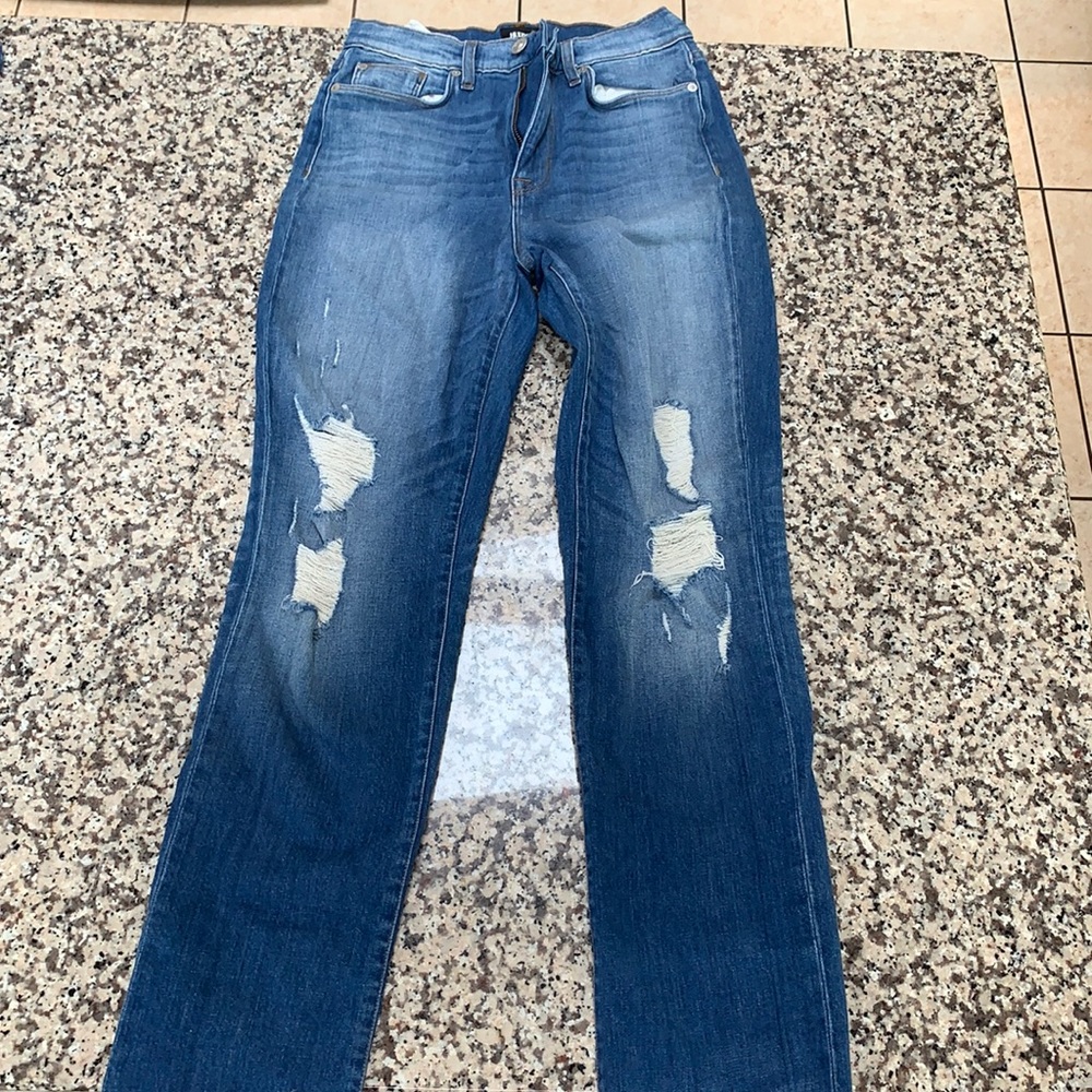Hudson “zoeey” high waisted crop jeans